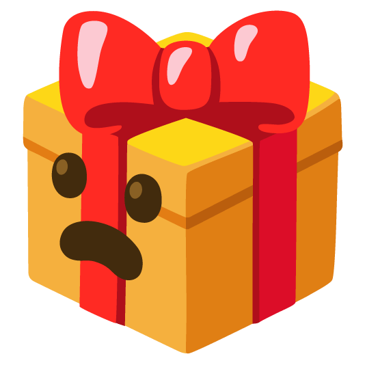 gift frowning