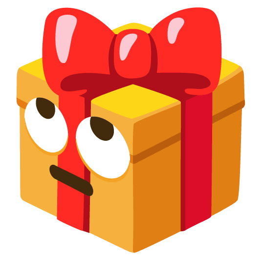 gift face with rolling eyes