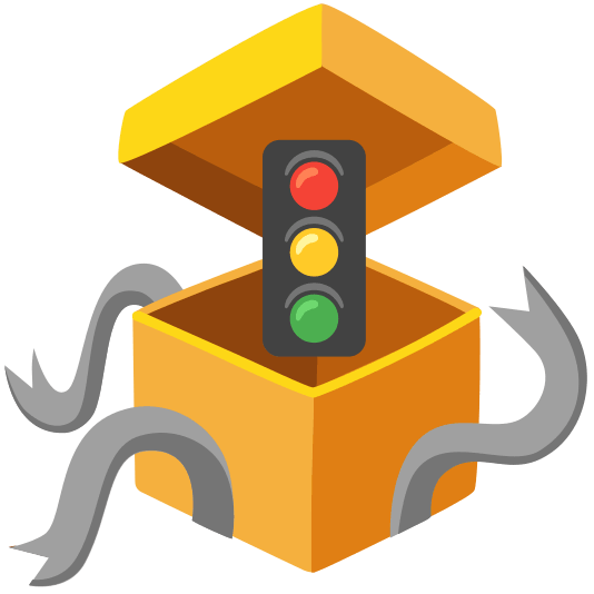 gift vertical traffic light