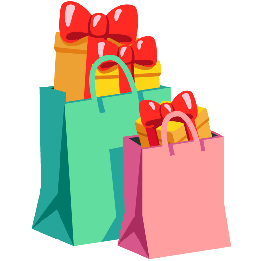 gift shopping bags