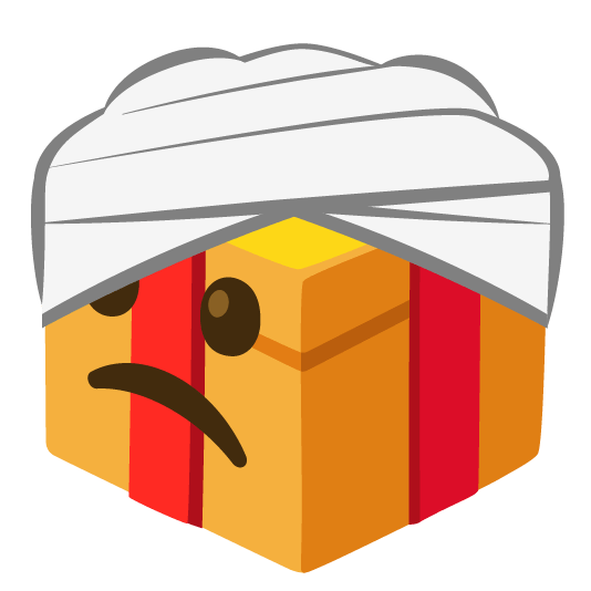 gift face with head bandage