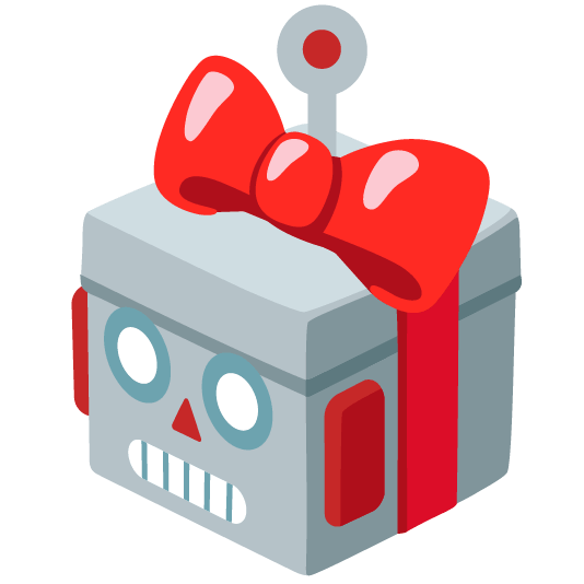 gift robot face