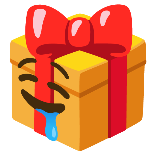 gift drooling face