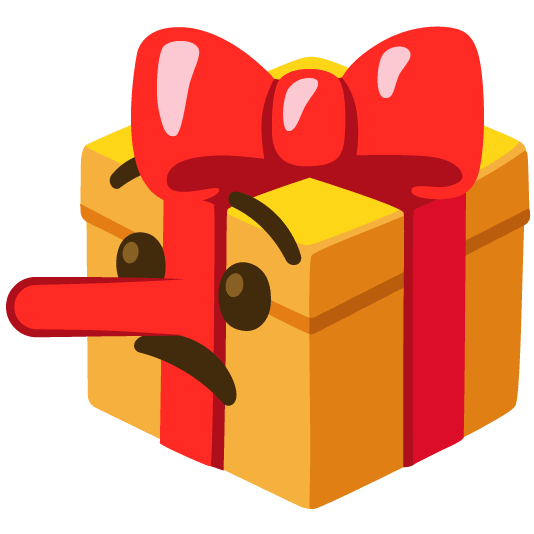 gift lying face