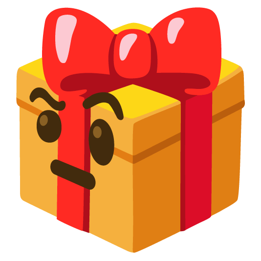 gift face with raised eyebrow
