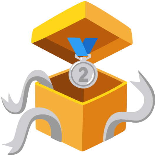 gift second place medal