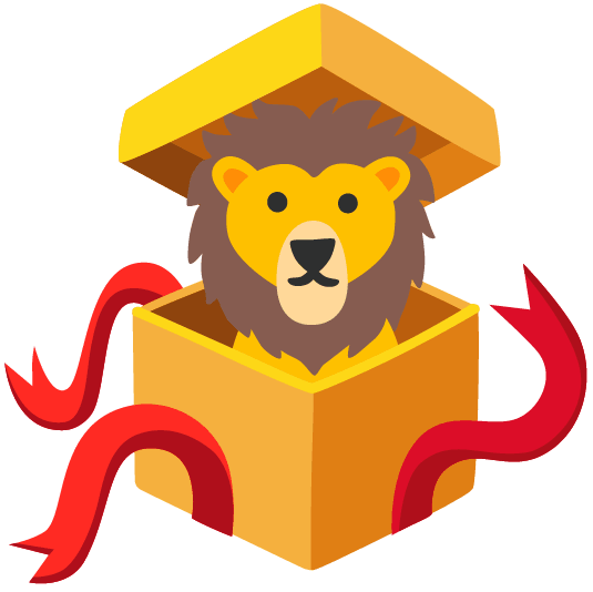 gift lion face