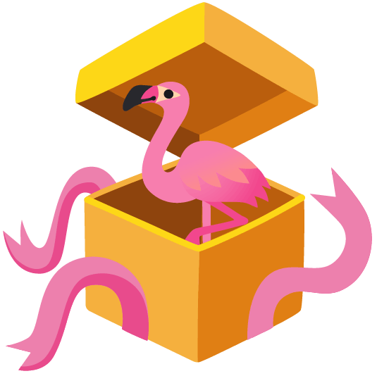 gift flamingo
