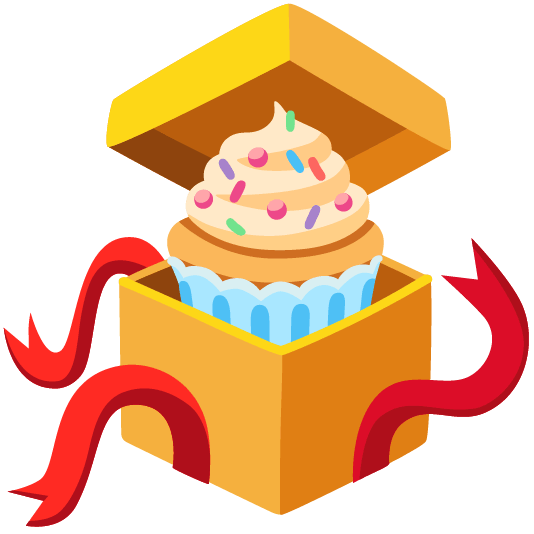 gift cupcake