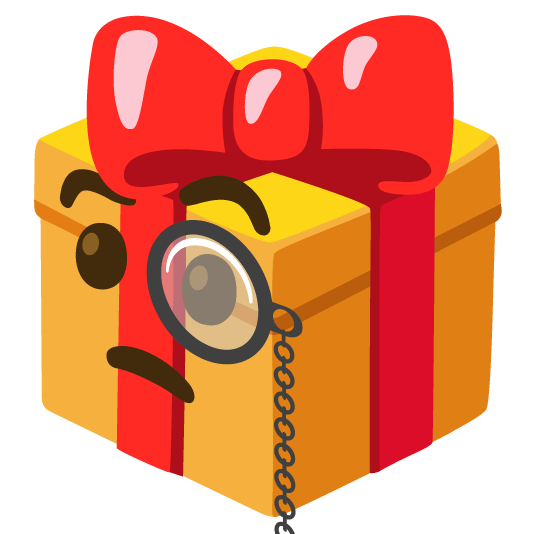 gift face with monocle