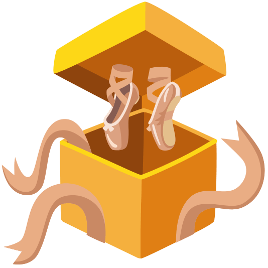gift ballet shoes
