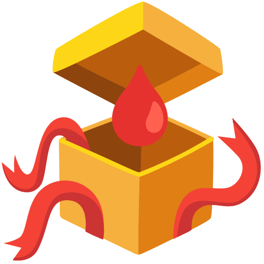 gift drop of blood