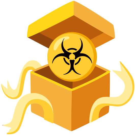 gift biohazard sign