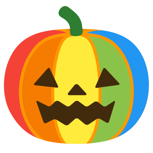 jack o lantern rainbow