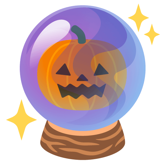 jack o lantern crystal ball