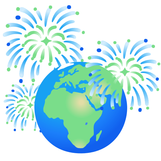 fireworks earth africa