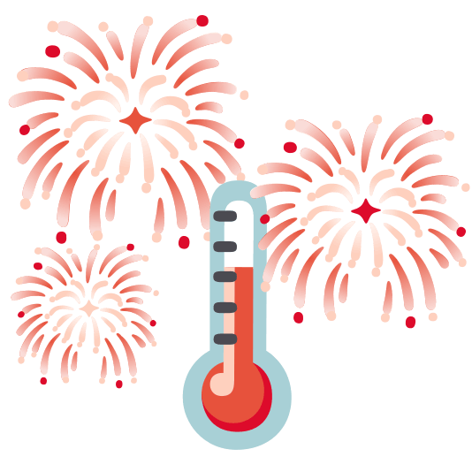 fireworks thermometer