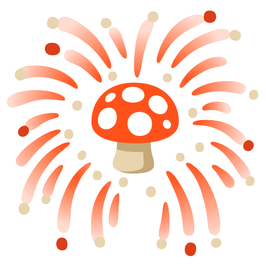 fireworks mushroom