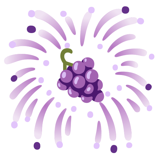 fireworks grapes