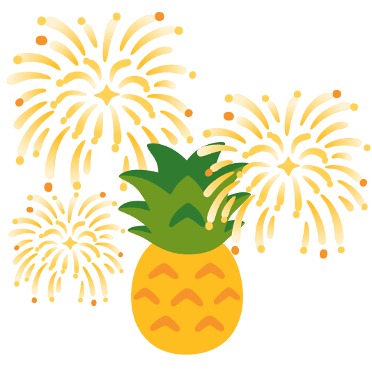 fireworks pineapple