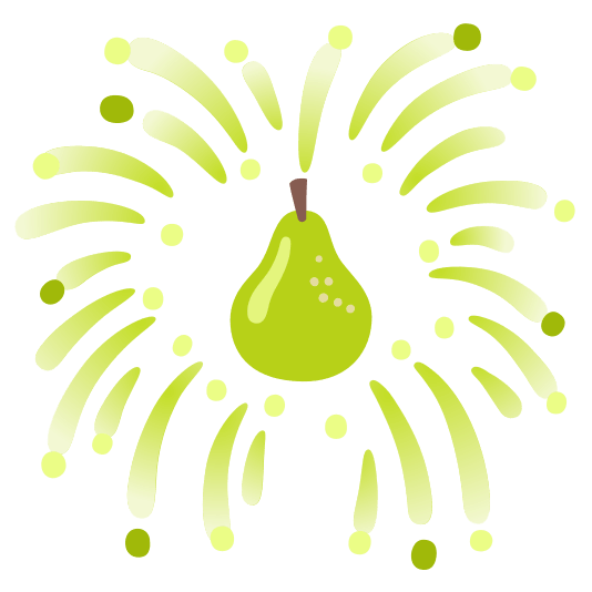 fireworks pear