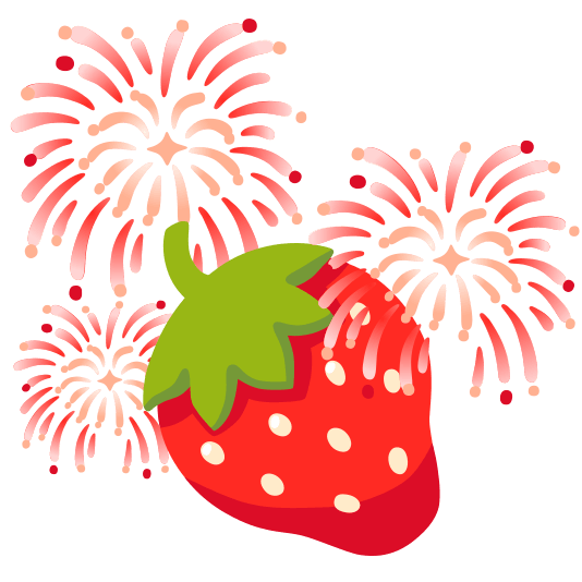 fireworks strawberry