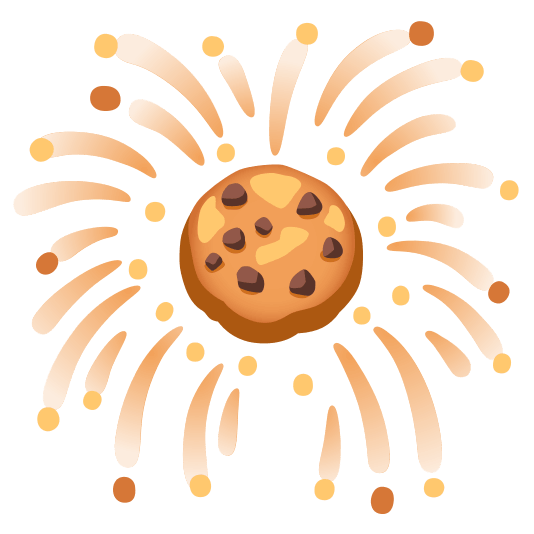 fireworks cookie
