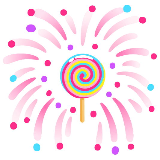 fireworks lollipop
