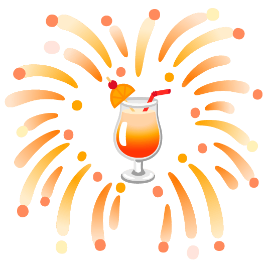 fireworks tropical drink