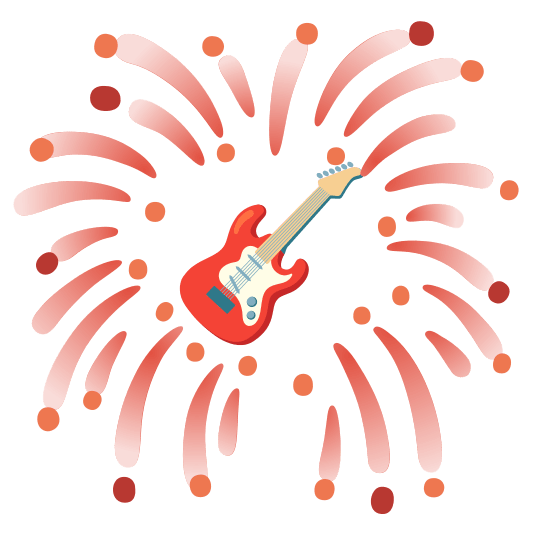 fireworks guitar