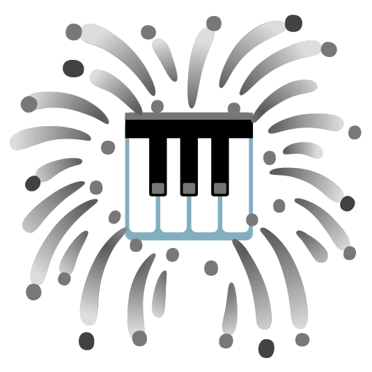 fireworks musical keyboard