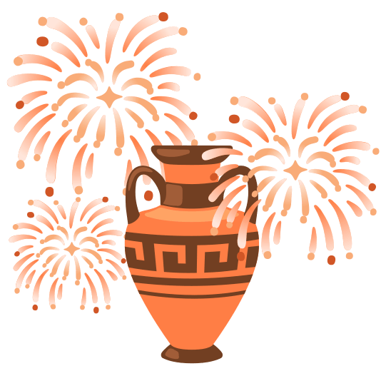 fireworks amphora