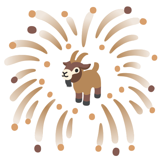 fireworks goat