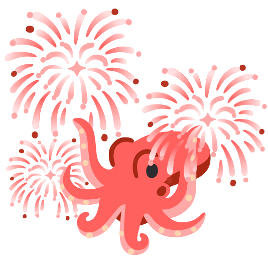 fireworks octopus