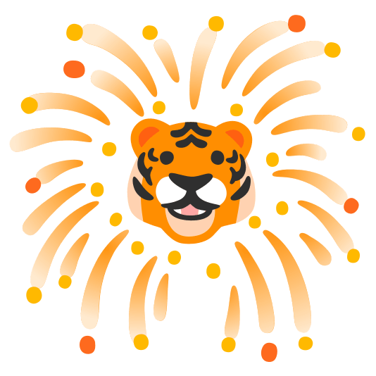 fireworks tiger