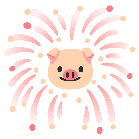 fireworks pig