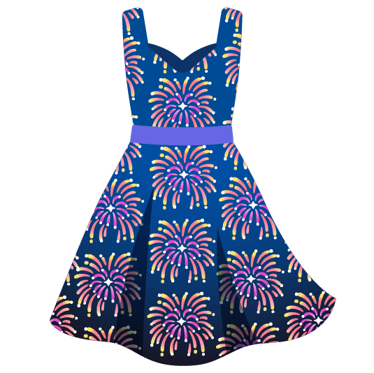 fireworks dress