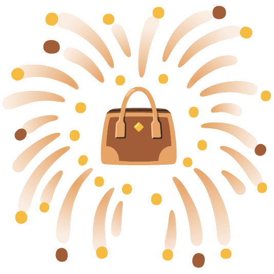 fireworks handbag