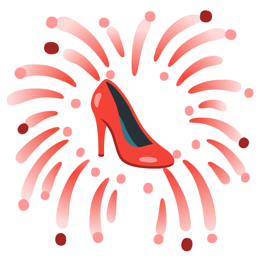 fireworks high heel