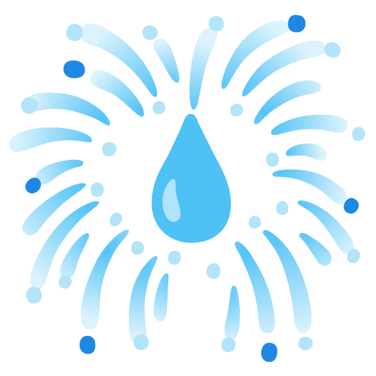 fireworks droplet