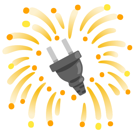 fireworks electric plug