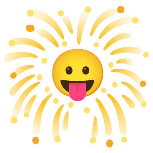 fireworks stuck out tongue