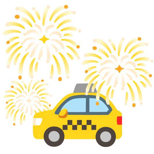 fireworks taxi