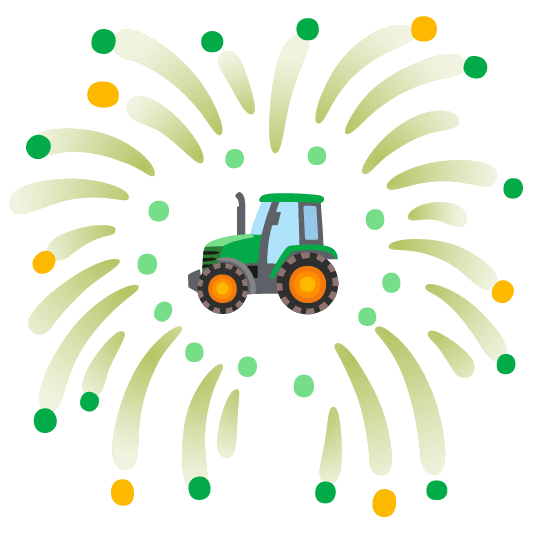 fireworks tractor