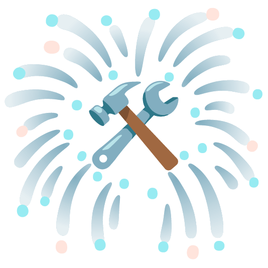 fireworks hammer and wrench