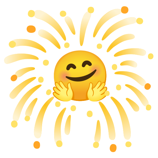 fireworks hugging face