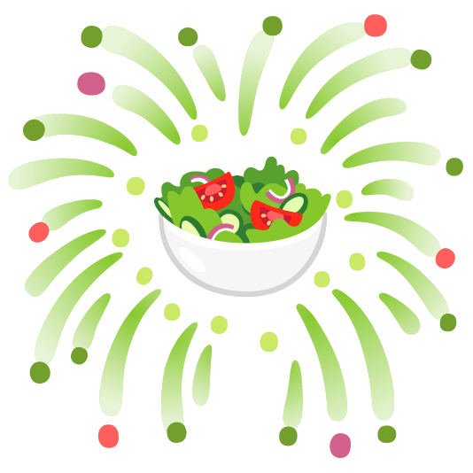 fireworks green salad