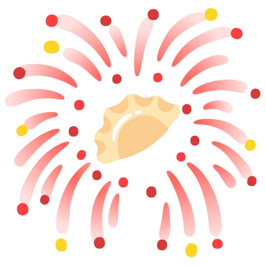 fireworks dumpling