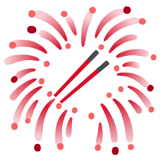 fireworks chopsticks