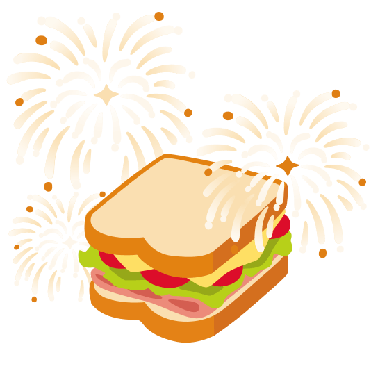 fireworks sandwich